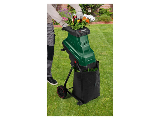 ParkSide PMH 2500 A1 Silent Chopper with Knife Chopper with Collection Bag 2500W Turbo Power Motor
